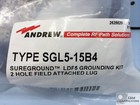 Sgl5-15b4 Andrew Sureground Grounding Kit - Ldf5 7 8  Cable Two-hole Lug