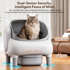 Smart Self Cleaning Cat Litter Box For Multi Cats App Wifi Extra Large Space
