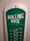 Rolling Rock Beer  33  1988 No-thermometer Sign vibrant Green white Made Usa