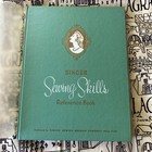 1954 Retro Singer Sewing Machine Skills Reference Book - Hardcover Illustrated