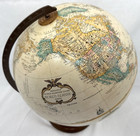 Vintage Replogle World Classic Series 12 Inch Globe Russia Wood Base Made In Usa
