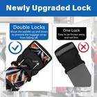 2 Pack Luggage Straps For Suitcases  Adjustable Travel Belt With Double Lock    