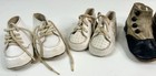 Vintage   Antique Baby Shoe Lot Of 4 Victorian  Nike  Leather  Patent Leather