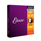 Elixir Nanoweb 80 20 Extra Light Acoustic Guitar Strings 11002 -  010- 047 Tl