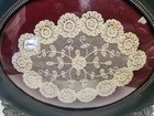  Belgium Lace   Framed Oval  12 x10   Charleston Sc Tapestry Decorative Velvet
