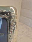 New Reed   Barton Silverplate Sea Tails 4x6 Photo Picture Frame Whale Seahorse
