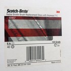 3m Scotch Brite 60457 Radial Bristle Brush Replacement Discs 6in W  Keyways 40pk