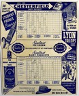 1945 Scorecard Bob Feller First Game Back From Ww Ii  8 24 1945  732529