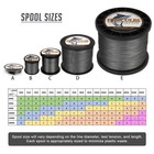 Hercules Grey Braided Fishing Line 8x 10lb-300lb 100 300 500 1000 1500 2000m