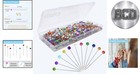600pcs Pearlized Ball Head Sewing Pins - 1 5 Inch Assorted Colors For Crafting