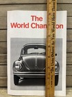 Volkswagen Brochure 1972 The World Champion Most Produced Car Ever Vw Beetle Bug
