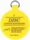 Invisible English Disc Adhesive Medium Plate Hanger Set  4-3 Inch Hangers 
