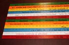 12 Yardstick Wood Wooden Ruler Lot Advertising Sign Color Art Craft Hobby