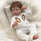 Lifelike 20  Realistic Reborn Baby Dolls Newborn Sleeping Vinyl Silicone Girl
