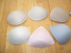Lot Of 10 Sports Bra Pads Inserts Padding Sew-in Removeable Cup Liners Pre-owned