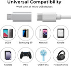 3 Pack Usb C To Micro Usb Adapter  Usb Type C Female To Micro Usb Male Converter