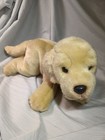 Russ Berrie Yomiko Classics Yellow Lab Puppy Dog Plush Stuffed Animal 14  Lying 