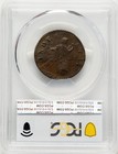 1788 Vermont Copper Rr-16 Bn Colonials Pcgs Au58