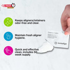 Invisalign Cleaning Crystals For Clear Aligners And Retainers   50 Packets 