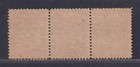 Newfoundland Canada Scott 86 Mnh lh 1908 2c Carmine Map Strip Of 3 Scv  240