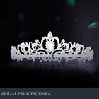 Bridal Princess Austrian Crystal Tiara Wedding Crown Veil Hair Accessory W  Comb