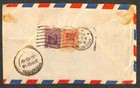 Burma 74   79 Stamps Moulmeingyun To Puduvayal India Airmail Cover 1946
