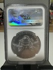 2017  1 American Silver Eagle Ngc Ms70