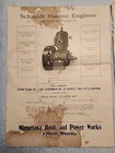 1906 Schmidt Marine Engines Minnesota Boat   Power Works Stillwater  Mn Brochure