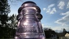 Nice  Hemingray 17 Purple Amethyst Glass Insulator 5-62 Made In Usa Hemingray-17