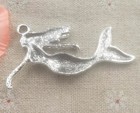 Free Ship 24 Pcs Tibetan Silver Mermaid Charms Pendant 58x40mm L-4959