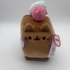 Gund Pusheen Swiss Roll Plush  6  Brown White Nwt Claire s Exclusive Cake