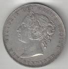 Newfoundland  Canada  1899  wide 9 s   50 Cents  Silver  Km 6  Extra Fine  note 