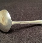 Vintage Stieff Sterling Silver Cream   Sauce Ladle Floral Rose Pattern 33g
