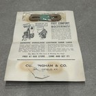 Vintage 1930s Advertisement Wolverine Shoe Laces Folder W  Leather Lace Nos