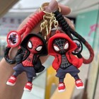 Disney Marvel Spider-man Keychain Cartoon Comics Avengers Series Key Ring Pendan