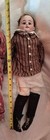 20  Inch Tall  Antique German  Brown Eyed  Bisque Head  Kid Body  Rare Boy Doll