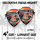 Horseshoe Bend Arizona Magnet 2-pack 4  Vinyl Fridge Colorado River Bend