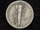 1945 Mercury  Silver Dime Coin   Free Shipping 