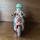Japan Tin Motorcycle Police Officer Vintage Pre-war Usagiya  
