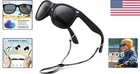 Durable Kids Polarized Sunglasses - Uv400 Black Frame With Comfortable Strap