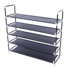 Shoe Rack 5 Layers Storage Organizer Shoe Tower Shelf Black