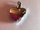 Double Heart Mom Jewelry Necklace Pendant Cremation Urn Ashes God Has You In His