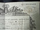 French Army Military Discharge 49  me Demi-brigade  1795   Kellerman Signature