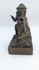 Lord Ganesha Hindu God Elephant Headed Sitting Deity Statue Figure Metal 6 