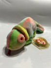 1997 Ty Beanie Baby Rainbow The Iguana Tie Dye Rainbow  1