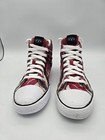 Eddie Van Halen 5150 Shoes Red White Black Stripe Usa Size 10 Excellent Rare