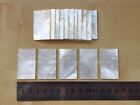 43x25x1 5mm 2pcs Genuine Australian White Mother Of Pearl Rectangle Inlay Blanks