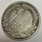 1844 Pi A M Mexico 4 Reales San Luis Potosi Silver Vg Nice Looking Minor Dings