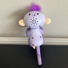 Wowwee Fingerlings Kiki Glitter Monkey Interactive Baby Pet Purple Toy 5 Inch