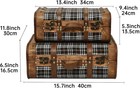 Vintage Wooden Suitcase Set Of 2   Antique Travel Trunk Decor